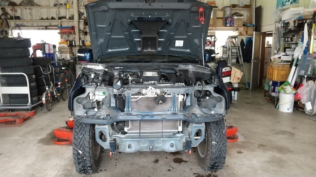 K-PRODUCTSボディリフトキット バーシット1取り付け（スズキ ジムニー