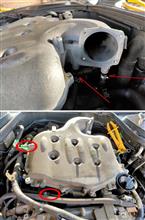 ①タペットカバーパッキン、プラグホールガスケット、プラグ交換（日産