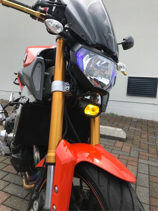 中華製フォグ→Y'S GEARフォグランプキットへ（ヤマハ MT-09）by よて