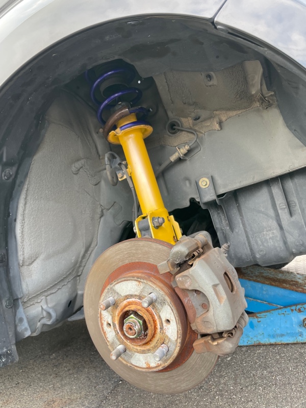 カヤバ ローファースポーツ 取り付け（ダイハツ ムーヴカスタム・L150