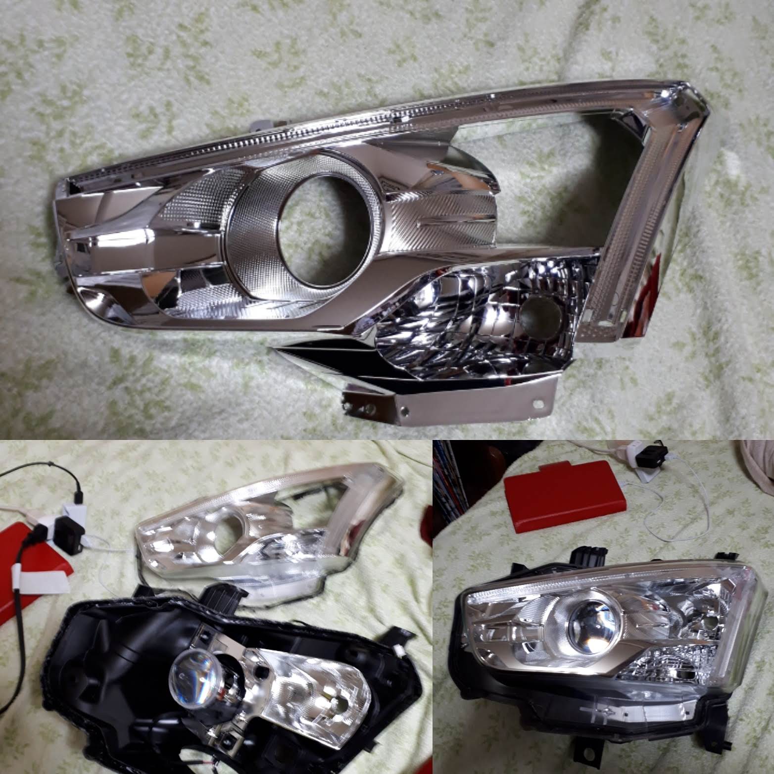 シャア専用LA400K】ヘッドライトインナーブラック（ダイハツ コペン