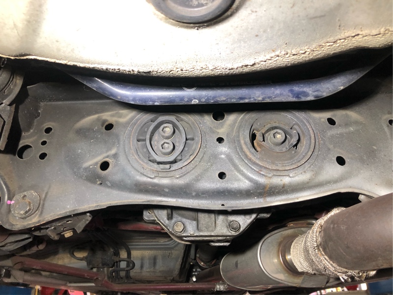 マーク2デフマウントリジット化、メンバー補強（トヨタ マークII・X90