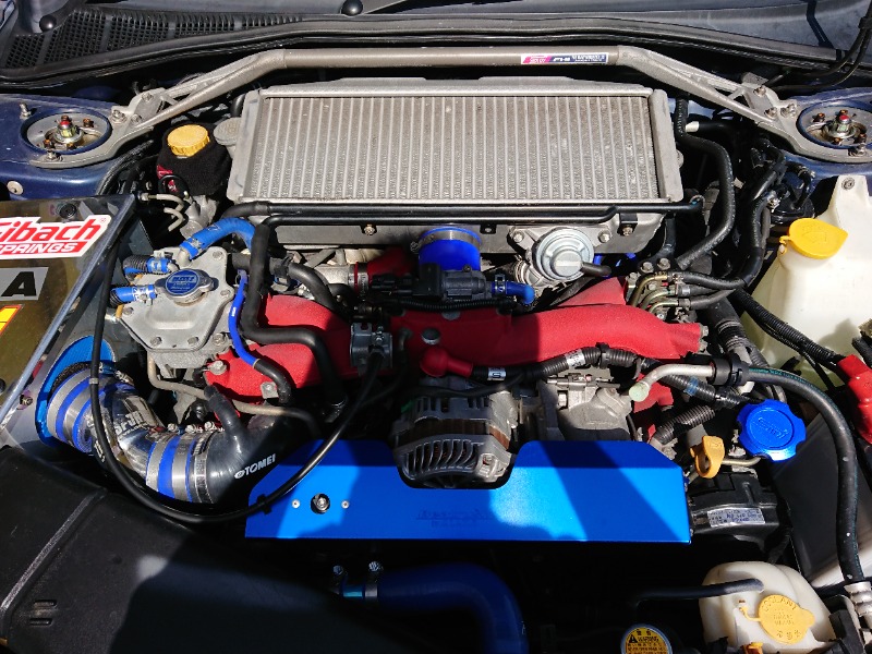 インプレッサ GDB-E インタークーラー交換 VAB純正流用（スバル