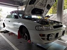 GC8 ショックアブソーバー交換（冬用）（スバル インプレッサ WRX STI