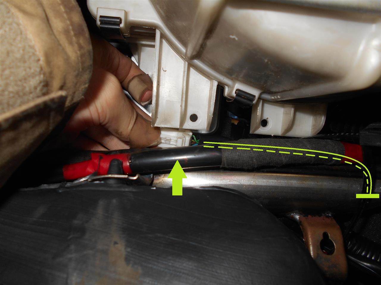 エアインテークドアアクチュエーター交換（日産 180SX・RS13/KRS13型