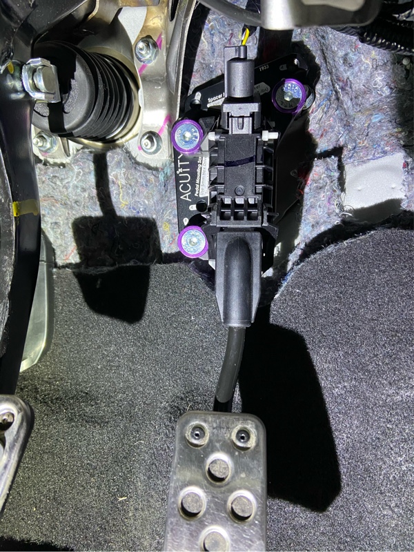 ACUITY スロットルペダルスペーサー取り付け（ホンダ シビックタイプR