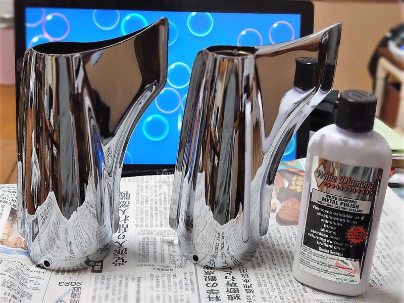 KERKERエンドピース交換 ターンダウン⇒フィッシュテール（ハーレー