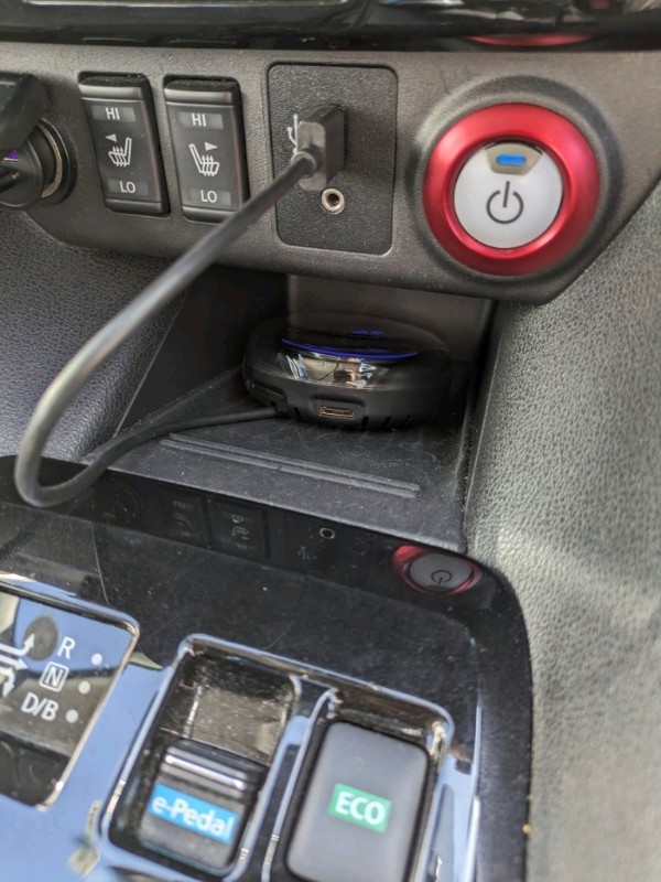 MILEL (MB-201 CarPlay AI Box)の取付け。（日産 リーフ・ZE1）by