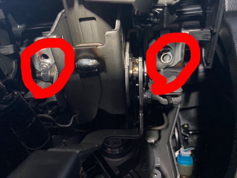 スズキワークス久留米ステアリングダウンスペーサー取り付け（スズキ