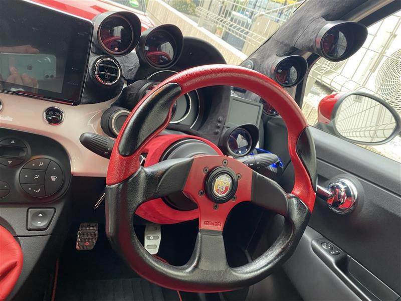 フィアット500ステアリングボス ステアリングボス フィアット500用