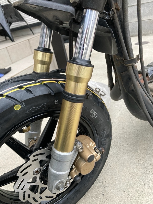 ディスク化 zx足周り 取り付け（ホンダ ライブディオ）by あまじゃ