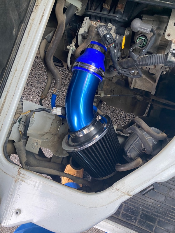 パワーフィルターに交換(da63t後期)（スズキ キャリイ・DA52T/DB52T