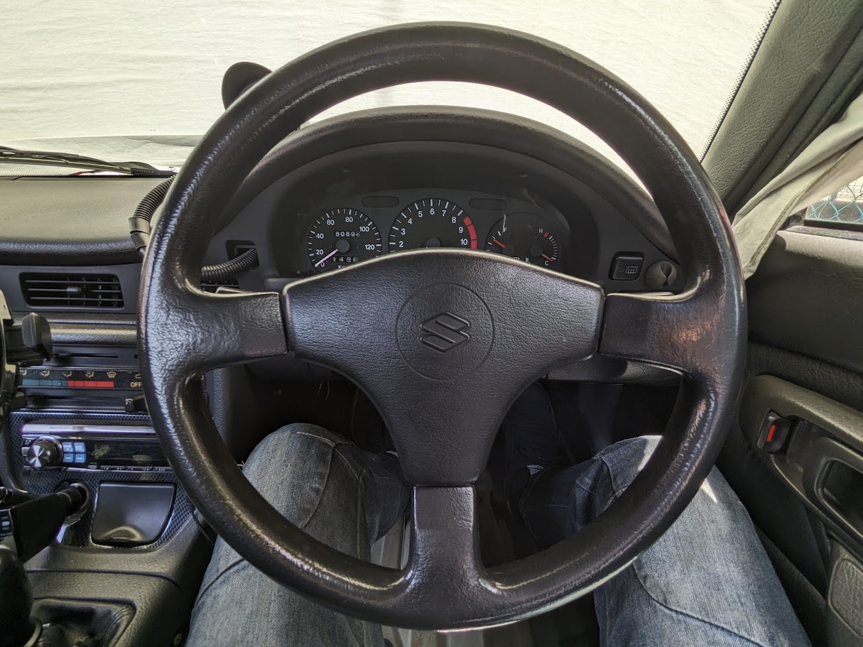 ステアリング交換（スズキ カプチーノ・EA11R/21R）by GAMMA - みんカラ