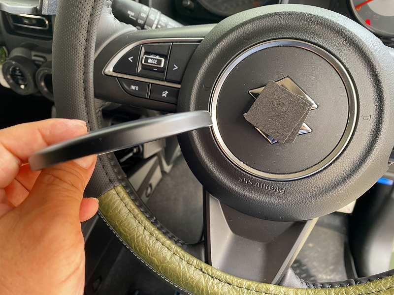 ホーンボタン・Sエンブレム隠し！！（スズキ ジムニー・JB64W）by のぶ