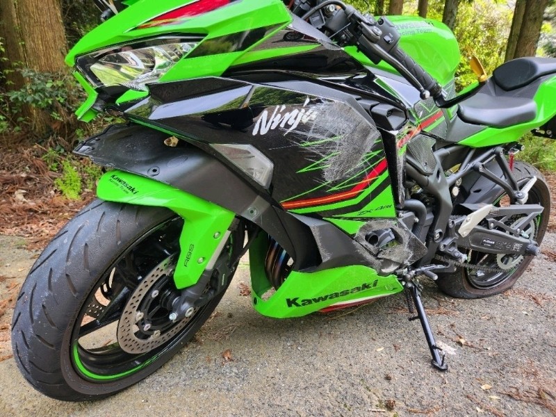 峠で初ゴケ😢カウル修理（カワサキ Ninja ZX-4RR）by いぬ まる - みんカラ