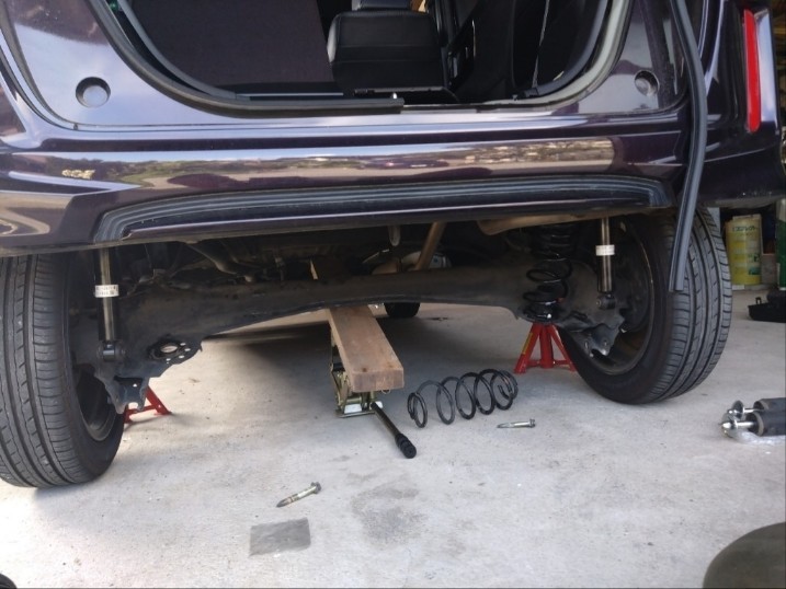 N-ONE RS(JG3)サスペンションに交換（ホンダ N-BOXカスタム・JF3/4）by