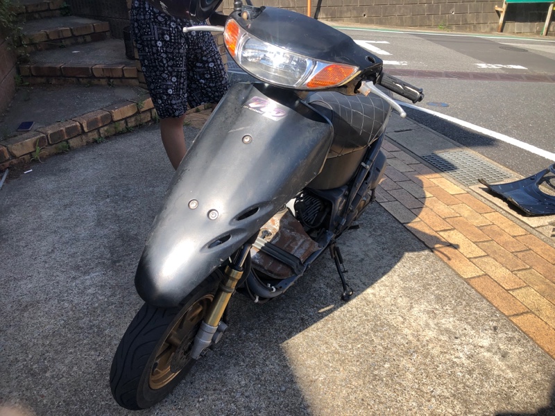 ソリッドグレーへオールペン（ホンダ ライブディオZX）by IMFactory555