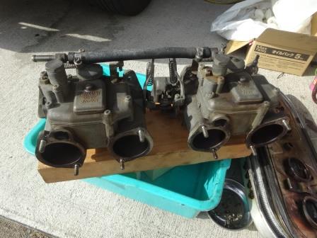 ソレックスキャブレター（44パイ4型）オーバーホール（その1