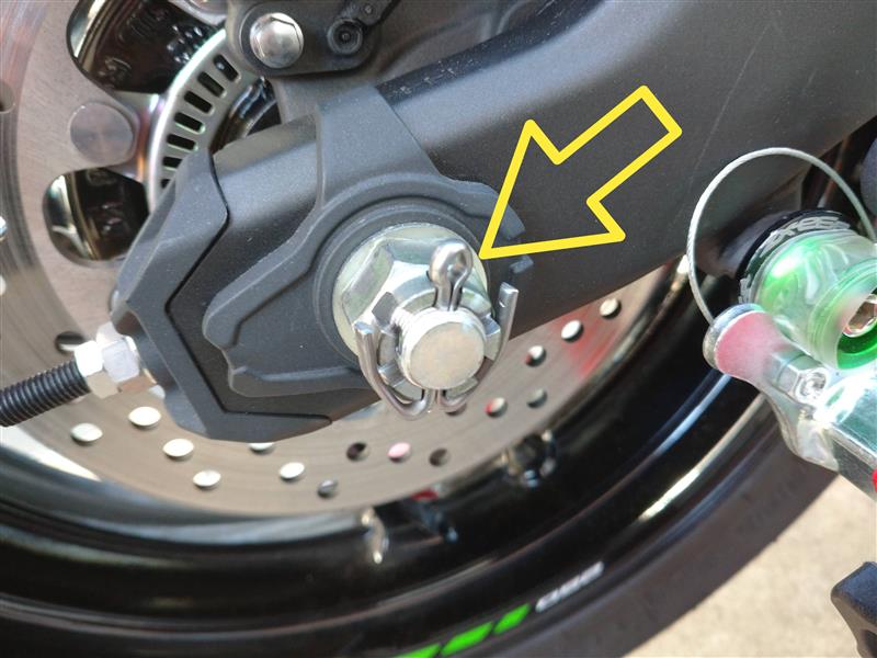 愛車ZX25R リアスプロケット交換（カワサキ Ninja ZX-25R SE KRT