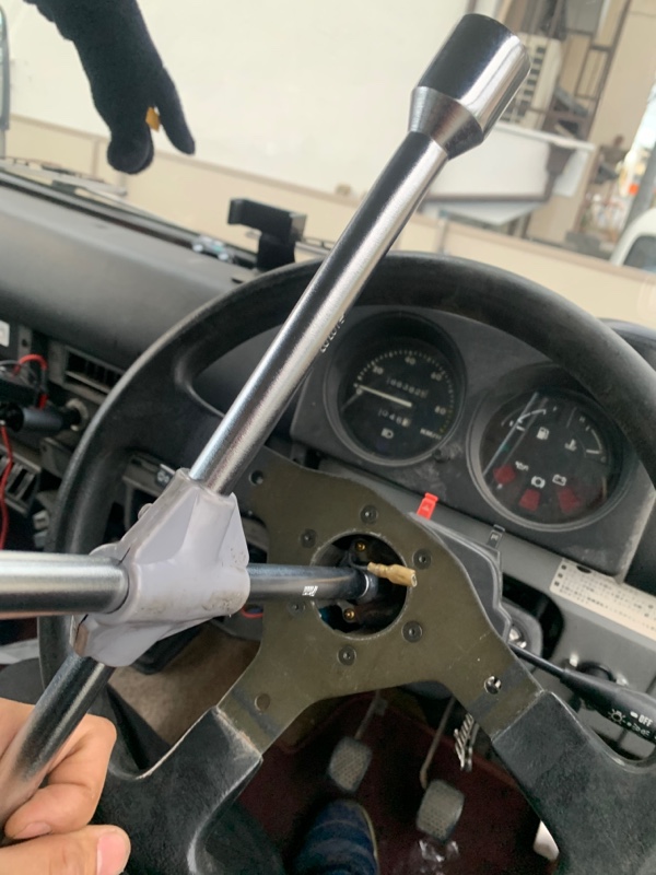 SJ30前期のステアリング交換（スズキ ジムニー・SJ30/SJ40）by K_#27