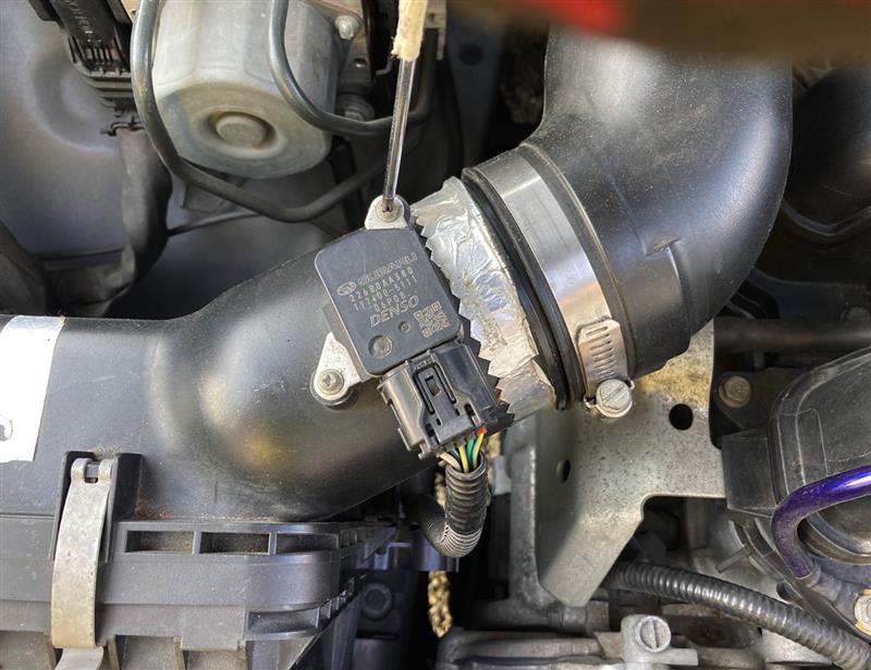 SATISFACTION カーボンチャンバー取付（スバル インプレッサ G4・GJ