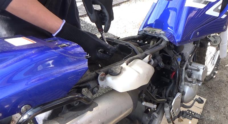 エアクリーナーBOXの取り外し（ヤマハ ランツァ）by K3Factory - みんカラ