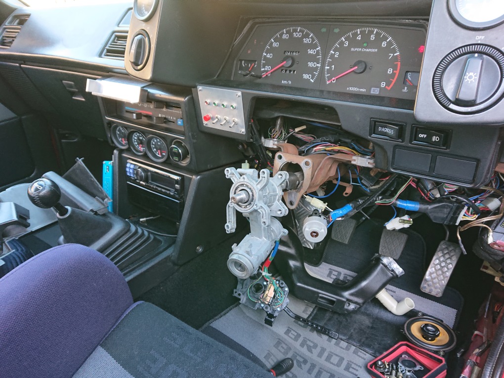 続AE86制作プロジェクト561～ステアリングシャフト ベアリング