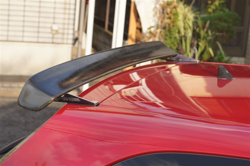 OVER RACING カーボンリヤウイング のパーツレビュー | 147(ごりごり