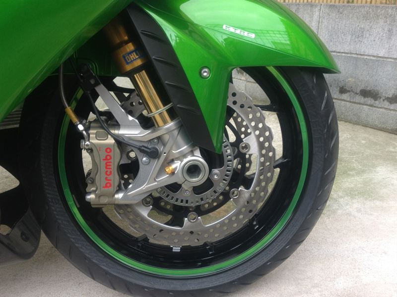 OHLINS フロントフォーク FGRT 807 のパーツレビュー | ZX-14R(龍神丸