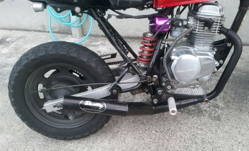 プリティーレーシングショート管エイプ50用 APE エイプ50 やんちゃ管