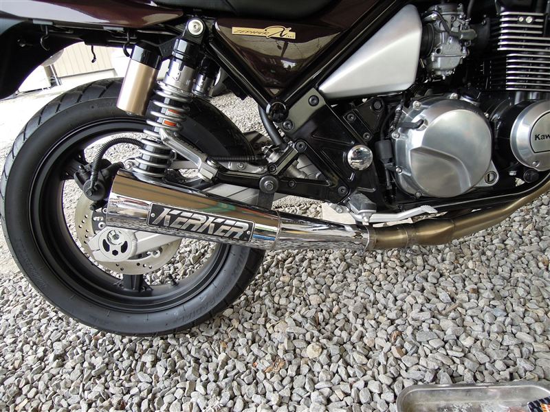 KERKER KERKERステンレスマフラー のパーツレビュー | ゼファーχ(egin