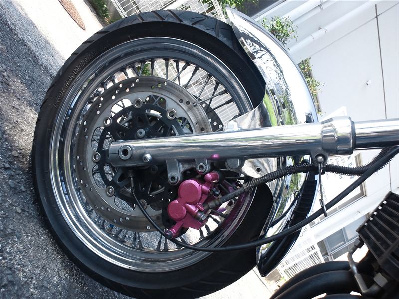 KAWASAKI ゼファー750RS スポークホイール のパーツレビュー