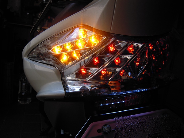 キジマ アドレスv125s キジマ LED テールランプ のパーツレビュー