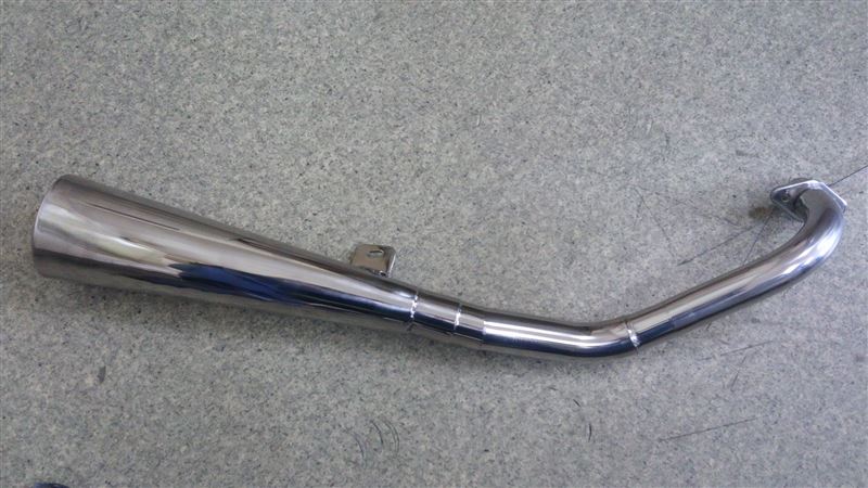 水本レーシング シャリィ用メガホンマフラー のパーツレビュー