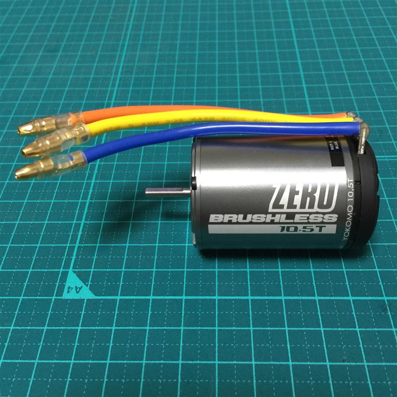 ヨコモ ZERO ブラシレスモーター (ガンメタカラー) のパーツレビュー