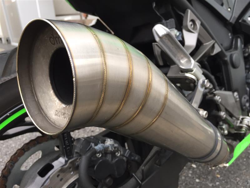 Danmoto GPエクストリーム スリップオンマフラー のパーツレビュー