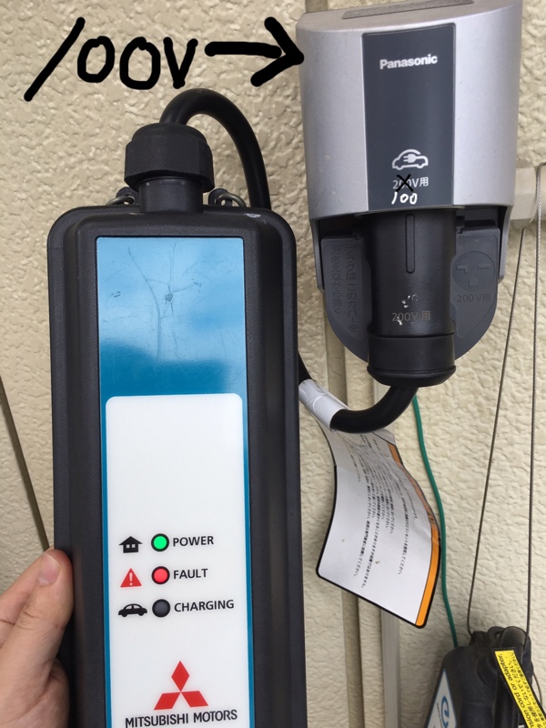三菱純正 HA4W付属 純正200Vケーブル のパーツレビュー | i-MiEV