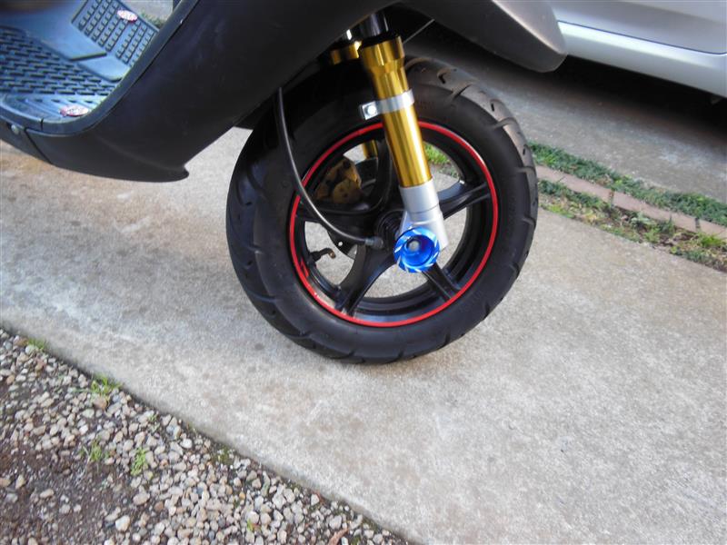 ヤマハ(純正) エボホイール(フロント) のパーツレビュー | JOG 3YK