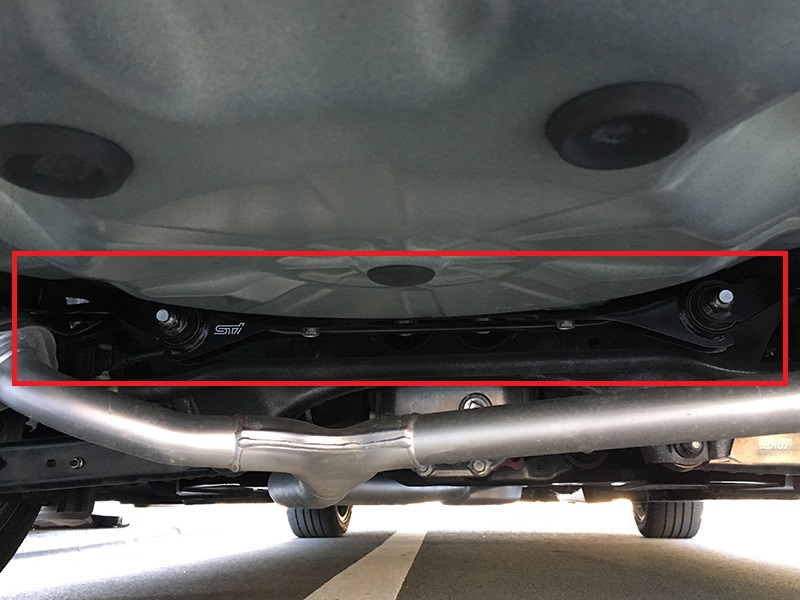 STI フレキシブルサポートサブフレームリヤ のパーツレビュー