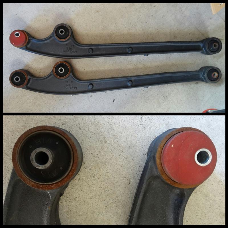 スズキ (純正) 偏芯ブッシュ打込み済みリーディングアーム のパーツ