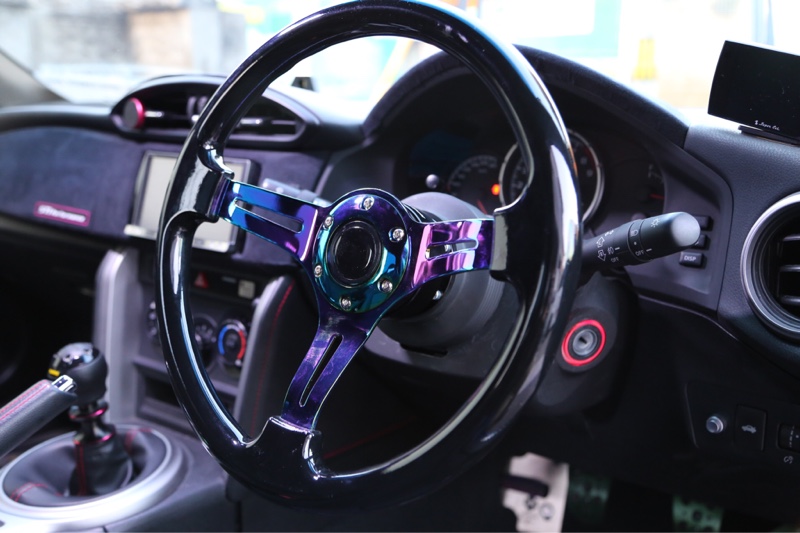 メーカー不明 ネオクロームステアリング のパーツレビュー | BRZ