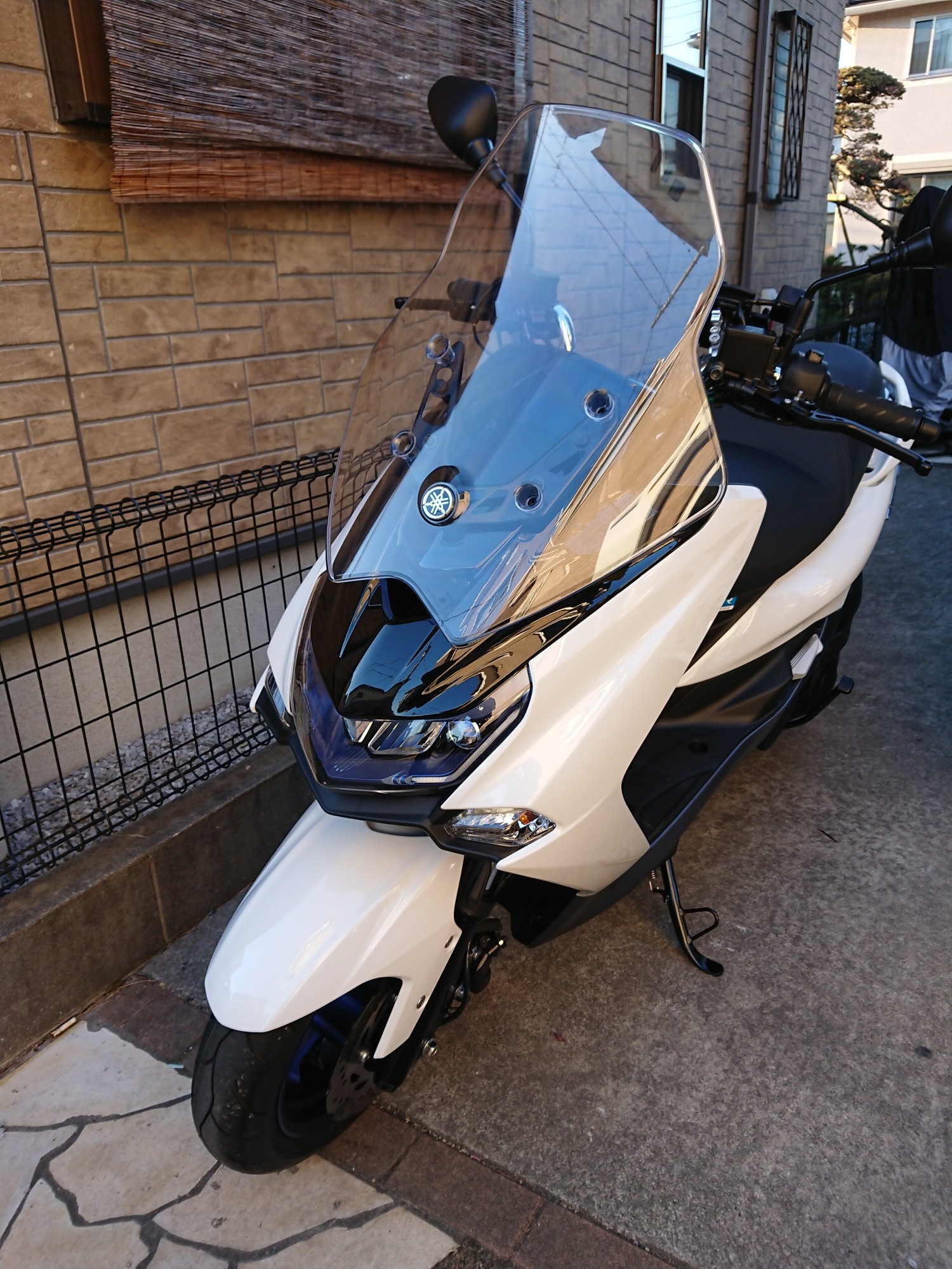 ヤマハ(純正) ウインドシールドフレームマウント のパーツレビュー