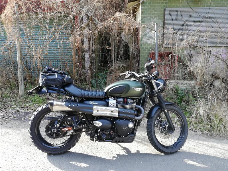 颯*パ様 トライアンフ純正オプション☆スクラン ブラー用バンス