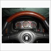 Z5 マホガニーウッド/ブラックレザー NARDI(ナルディ)のステアリングの