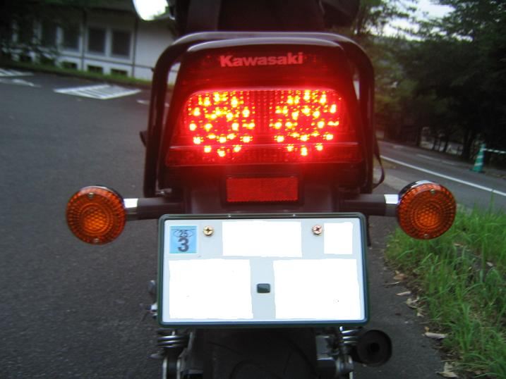 KAWASAKI ZRXテールランプ LED仕様 のパーツレビュー | ZRX400-II(pon