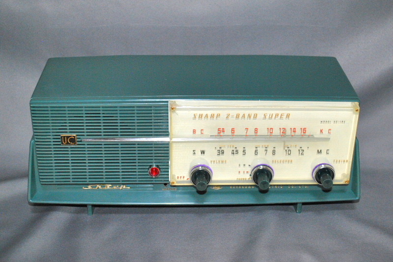 シャープ 早川電機工業 真空管ラジオ UC-102｜覆面えるのブログ