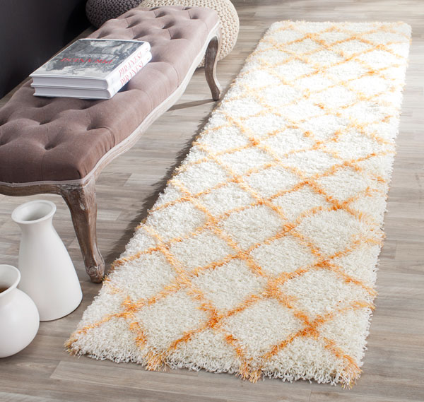 mikanueverydaybag shaggy cotton rug