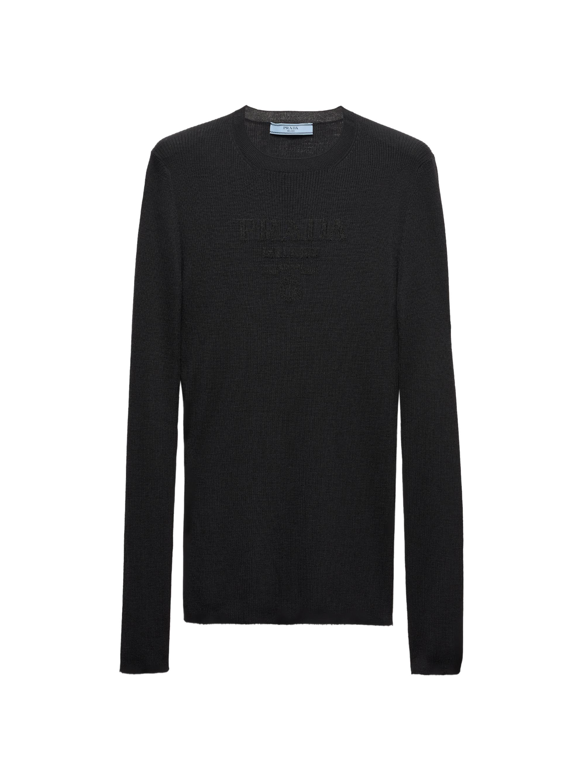 Prada Cashmere and Wool Crew-Neck Sweater | Saks Fifth Avenue