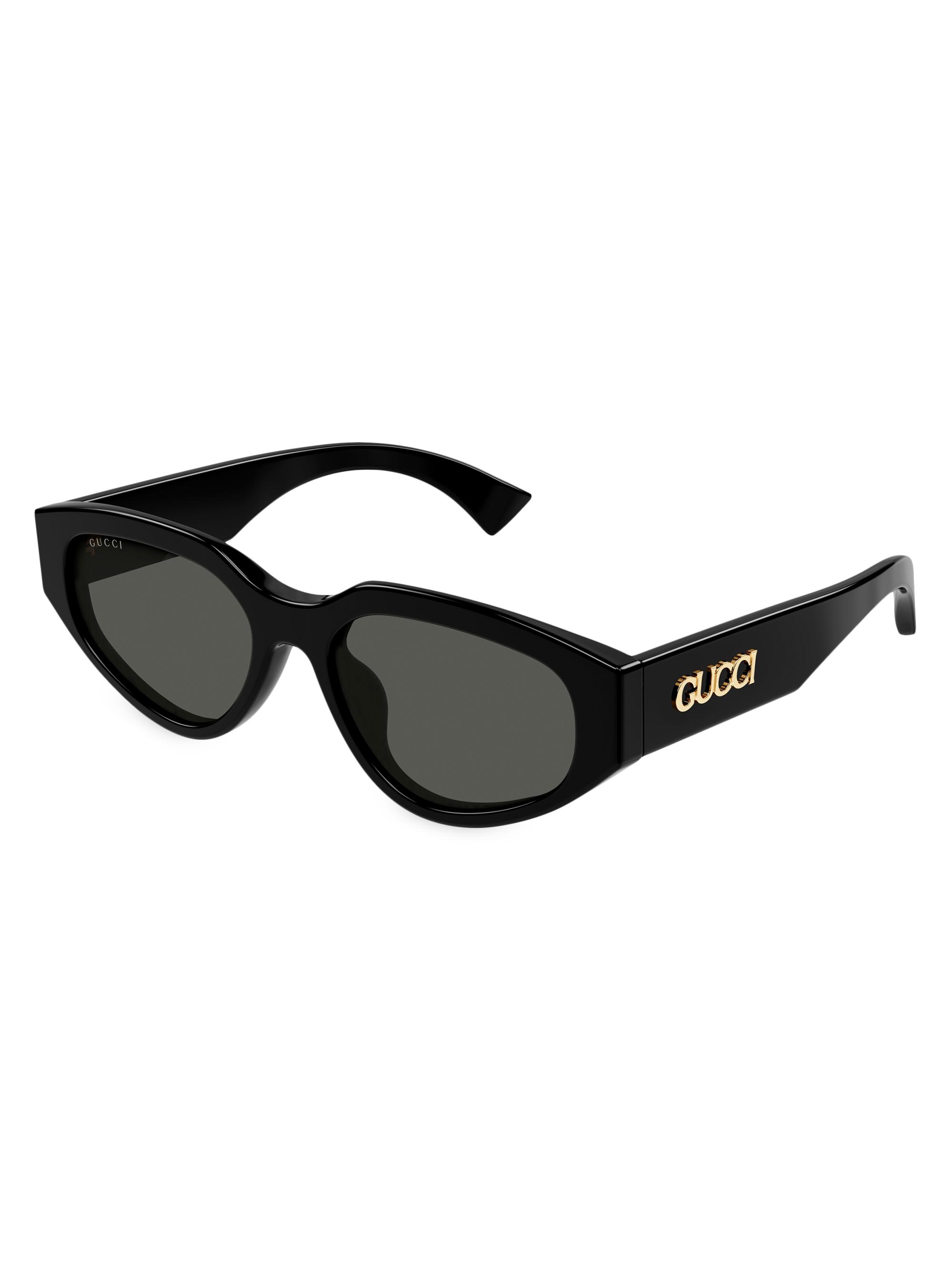 Gucci New Pop Web 52MM Rectangular Sunglasses | Saks Fifth Avenue