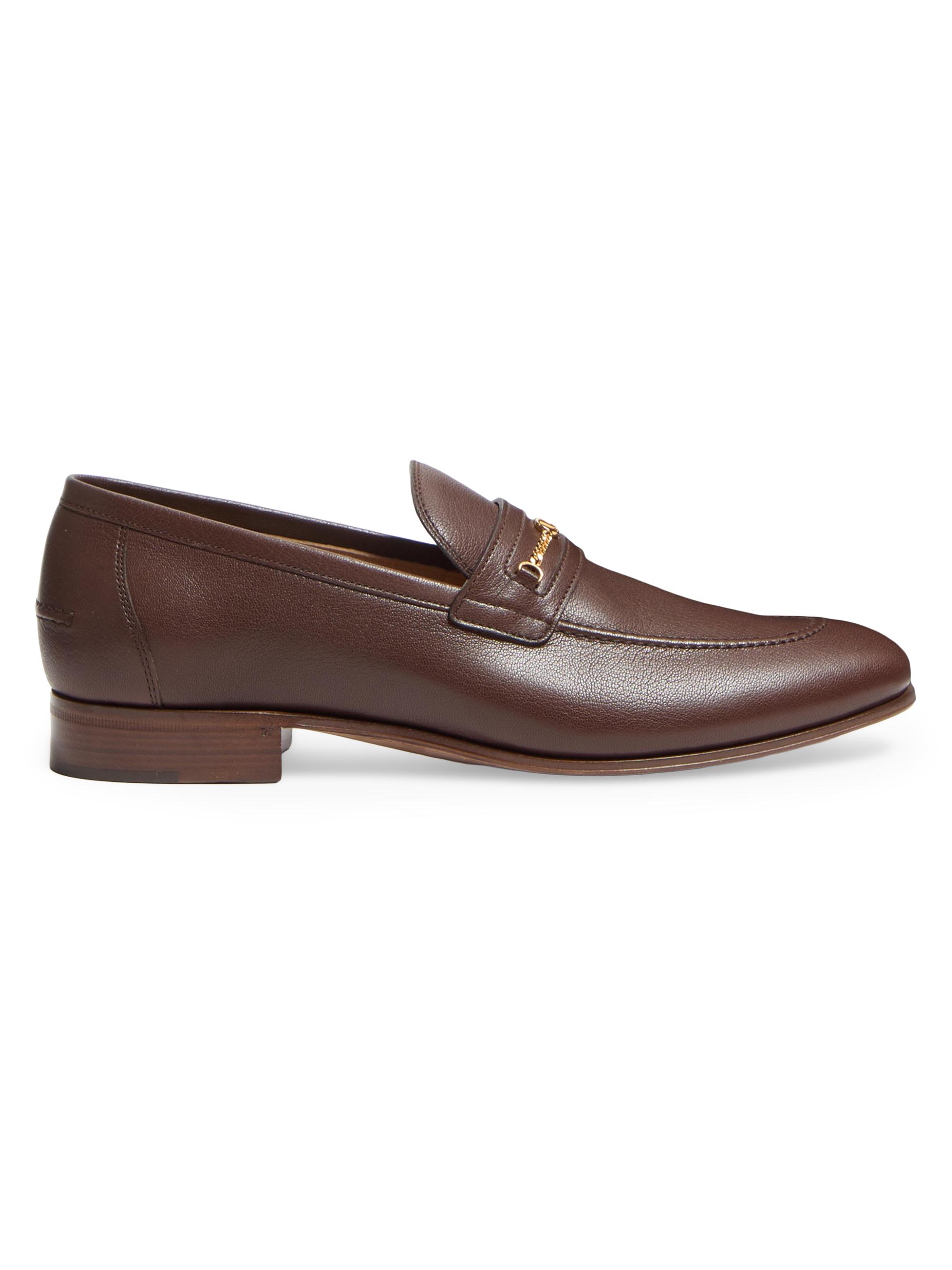 Santoni Ira Double Monk Strap Leather Dress Shoes | Saks Fifth Avenue